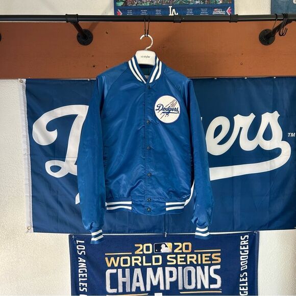 Dodgers Vintage Chalk Line Satin Jacket size Medium - Picture 2 of 9
